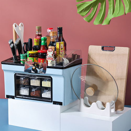 厨房多功能调料盒套装家用厨房用品置物架刀具架调料收纳架调味盒